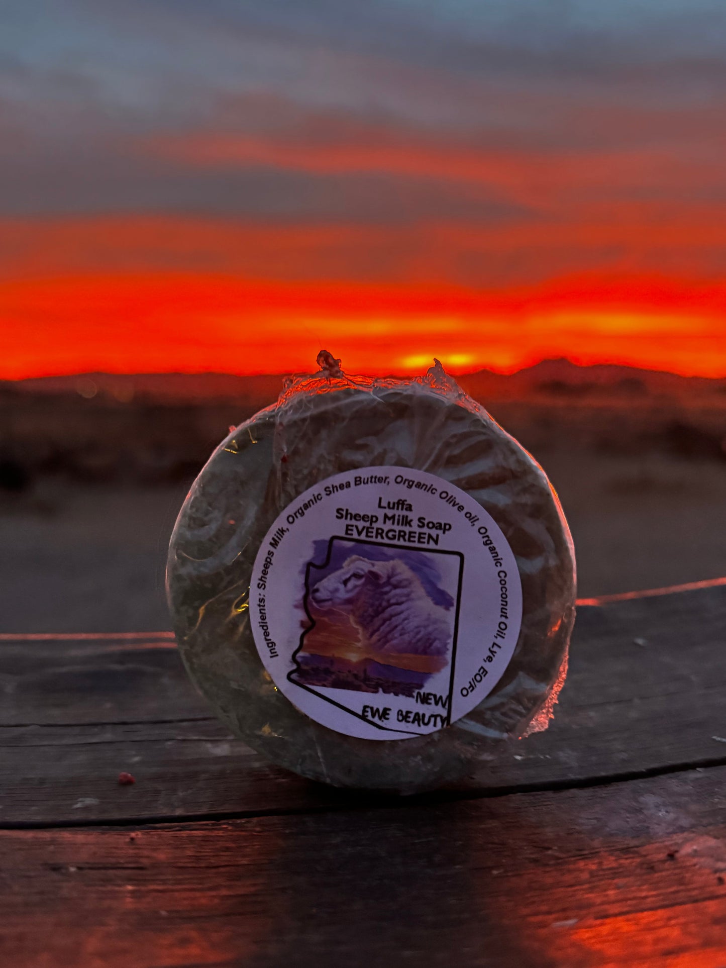 Peterson Prairie Sheep Milk Soap with Luffa